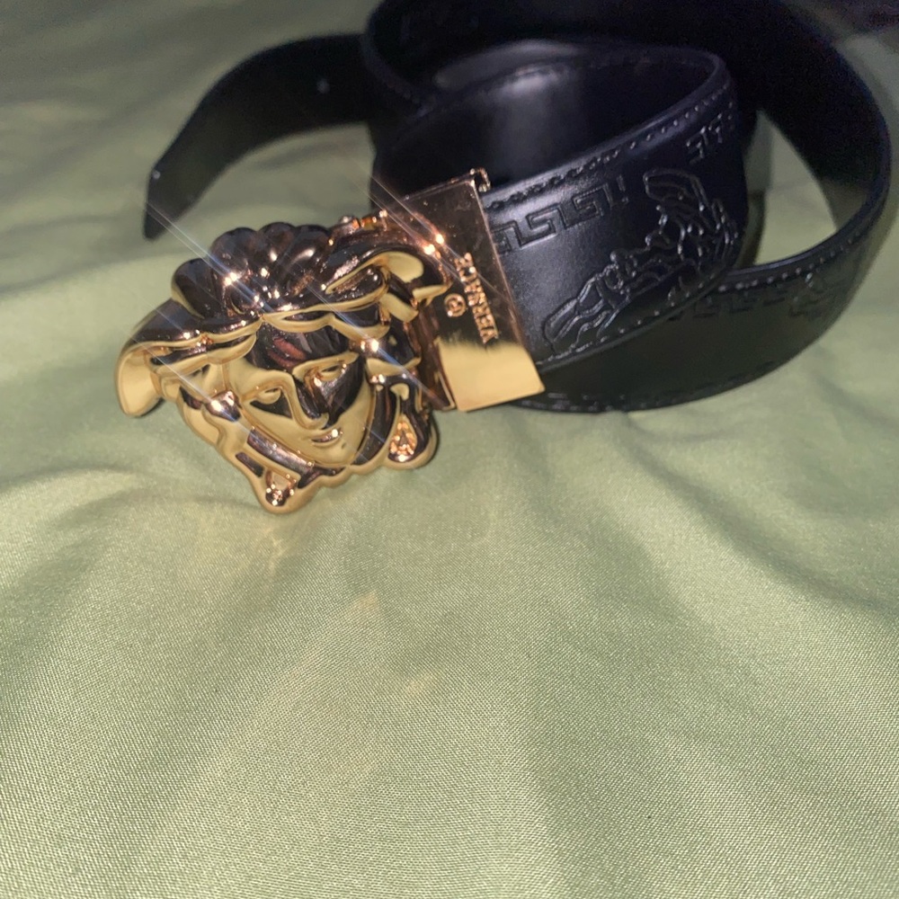 Versace Black and Gold Men's Bag